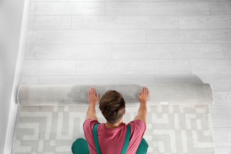 Custom Pattern Carpet Installation